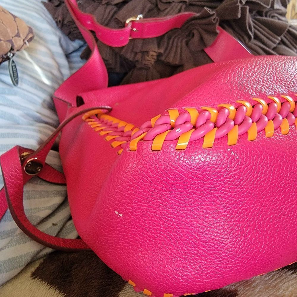Coach Neon Dakota Crossbody Flap Purse with Whipstitch Chain Detail - Picture 8 of 14